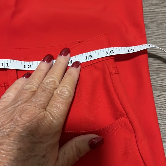 Red flare pants - Picture 3 of 8